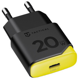 TACTICAL CARICABATTERIE ORIGINALE DA CASA MINIMI GAN 20W USB-C BLACK PER SMARTPHONE