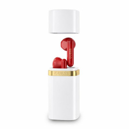 GUESS AURICOLARE ORIGINALE BLUETOOTH 6.0V STEREO TWS EARBUSD ROSSETTO WHITEPER SMARTPHONE